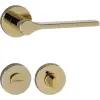  Marchesi rozettás kilincsgarnitúra ZADAR rozettás WC 38-45 mm zamak fekete matt