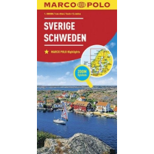 Marco Polo Svédország térkép Marco Polo Sweden map 2016 1:800 000 térkép