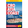 Marco Polo Travel Guides Horvátország tengerpart útikönyv Croatia Coast Marco Polo Pocket Travel Guide - with pull out map : Dalmatia, Dubrovnik and Split - angol