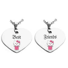 Maria King Best friends Hello Kitty páros medál láncra, vagy kulcstartóra  (többféle) medál