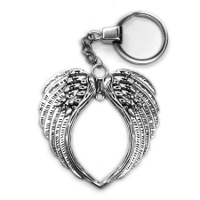 Maria King Óriás angyalszárny kulcstartó, ezüst színben kulcstartó