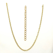 Maria King Rozsdamentes acél lánc (4 mm vastag), 70 cm, arany vagy ezüst szín nyaklánc