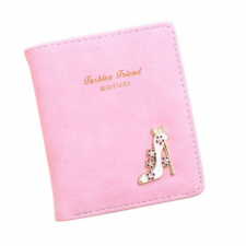 MariaKing Fashion Friend műbőr magassarkú cipős pénztárca, rózsaszín pénztárca