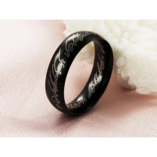 MariaKing Gyűrűk ura gyűrű fekete nemesacél gyűrű, 11 gyűrű