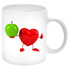 MariaKing Szívecske almával Bögre bögrék, csészék
