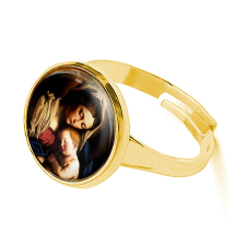 MariaKing Szűz Mária gyűrű, arany színben (állítható méret) gyűrű