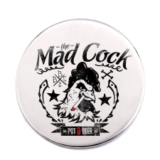 MariaKing The mad cock – Acél kitűző – tűvel vagy mágnessel kitűző