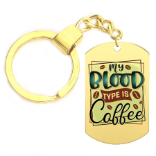 MariaKing Vércsoportom: Kávé kulcstartó több színben és formátumban kulcstartó