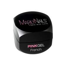 MarilyNails - HEMA FREE - FRENCH - PINKGEL - Enyhén fedő rózsaszín építő zselé - 13ml - THF fényzselé