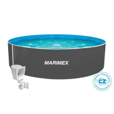 Marimex Marimex Orlando medence 4,57x1,07 m - SZÜRKE, medence, fólia, szkimmer medence