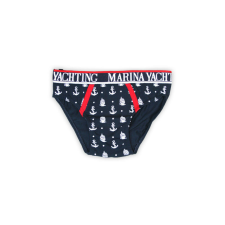 Marina yachting Fiú alsó - Pamutdzsörzé - nyomott mintás - sötétkék - 104 gyerek alsó
