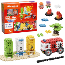 MARIOINEX Marioinex Mini gofri blokkok Tűzoltó akció 148 db 2 figura ZA5489 barkácsolás, építés