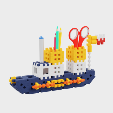 MARIOINEX Mini Waffle Ceruzatartók 140 darabos építő készlet (905760) kreatív és készségfejlesztő