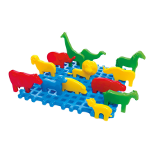 MARIOINEX Mini Zoo 14 darabos építő készlet (901298) készségfejlesztő