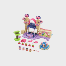 MARIOINEX Waffle Mini Princess 280 darabos építő játék (905784) kreatív és készségfejlesztő
