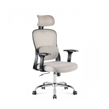 Mark Adler Ergonomikus irodai forgószék kartámaszokkal, deréktámasszal, hálós anyaggal, szürke forgószék