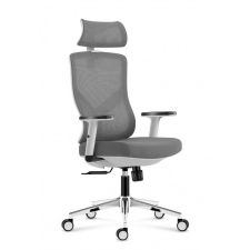 Mark Adler Ergonomikus irodai szék, állítható magasság, fejtámla és deréktámasz, hálós anyag, fehér forgószék