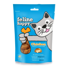 Mark&Chappell Mark&Chappell Feline Happy Crunchy & Creamy Bites - Chicken 60 g jutalomfalat kutyáknak