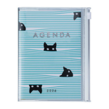 MARK'S 2025/26 Taschenkalender, B6 Cats // Mint idegen nyelvű könyv