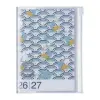  Mark's 2026/2027 Diary A6 Pattern, Wave Green – Mark's Inc (Naptár)