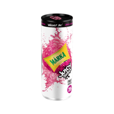  MÁRKA Juicy SODA Málna 0,25L CAN üdítő, ásványviz, gyümölcslé