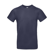 marka-logok-kicsi/bandc.jpg Férfi rövid ujjú póló B&amp;C #E190 T-Shirt -S, Sötétkék (navy) férfi póló