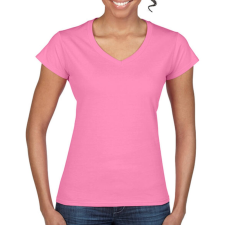 marka-logok-kicsi/gildan.jpg Női póló Csapott ujjú Gildan Ladies Softstyle V-Neck T-Shirt - S, Azálea (világos rózsaszín) női póló