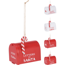 MÁRKA NÉLKÜL FÜGGŐ POSTALÁDA DEKOR 7X8X6CM 4 FÉLE postaláda