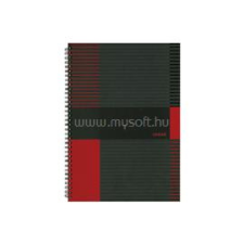 MARKER Spirálfüzet A5, 80lap kockás, keményfedelű Linear (MARKER_402419) füzet