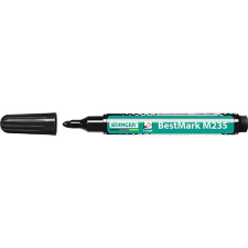 Marker Stanger M235 permanent kerek fekete filctoll, marker