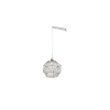 Markslöjd ASPLIDEN Pendant 15cm 20L B/O Smoke LED 20x0,06W glass 17x17cm