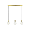 Markslojd Markslöjd SKY sárgaréz függesztett lámpa (MS-106335) E27 3 izzós IP20
