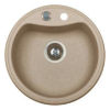Marmorin Isao 1 medencés kerek gránit mosogatótálca, Sand 250 803 007