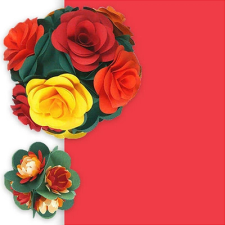 Marpa Jansen Tónuspapír, A4, 130g középpiros dekorációs kellék