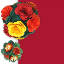 Marpa Jansen Tónuspapír, A4, 130g ming-piros dekorációs kellék