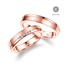 Marrya Gold 14 karátos Arany karikagyűrű pár - GB-002-14K-C gyűrű