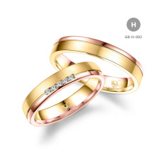 Marrya Gold 14 karátos Arany karikagyűrű pár - GB-002-14K-H gyűrű