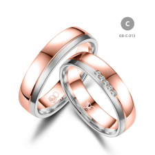 Marrya Gold 14 karátos Arany karikagyűrű pár - GB-013-14K-C gyűrű