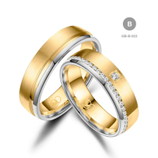 Marrya Gold 14 karátos Arany karikagyűrű pár - GB-022-8K-B gyűrű