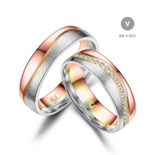 Marrya Gold 14 karátos Arany karikagyűrű pár - GB-023-14K-V gyűrű