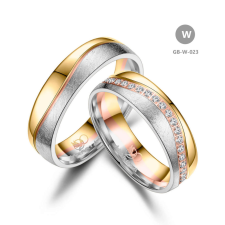 Marrya Gold 14 karátos Arany karikagyűrű pár - GB-023-14K-W gyűrű