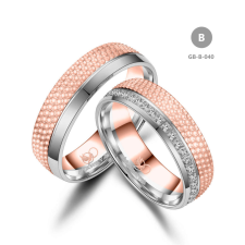 Marrya Gold 14 karátos Arany karikagyűrű pár - GB-040-14K-B gyűrű