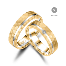 Marrya Gold 14 karátos Arany karikagyűrű pár - GB-042-14K-S gyűrű
