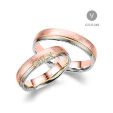 Marrya Gold 14 karátos Arany karikagyűrű pár - GB-049-14K-V gyűrű