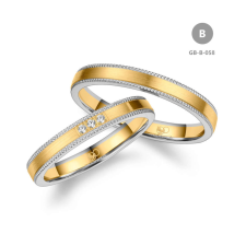 Marrya Gold 14 karátos Arany karikagyűrű pár - GB-058-14K-B gyűrű