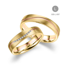 Marrya Gold 14 karátos Arany karikagyűrű pár - GB-097-14K-L gyűrű