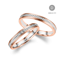 Marrya Gold 14 karátos Arany karikagyűrű pár - GB-111-14K-D gyűrű