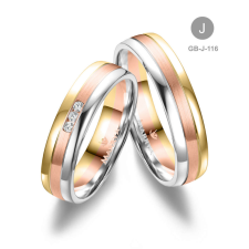 Marrya Gold 14 karátos Arany karikagyűrű pár - GB-116-14K-J gyűrű