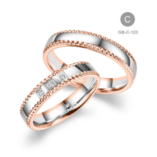 Marrya Gold 14 karátos Arany karikagyűrű pár - GB-123-14K-C gyűrű