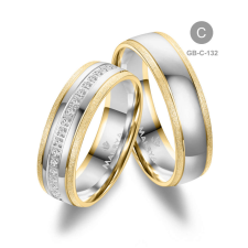 Marrya Gold 14 karátos Arany karikagyűrű pár - GB-132-18K-C gyűrű